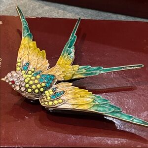 Beautiful Vintage Papyrus Trinket box